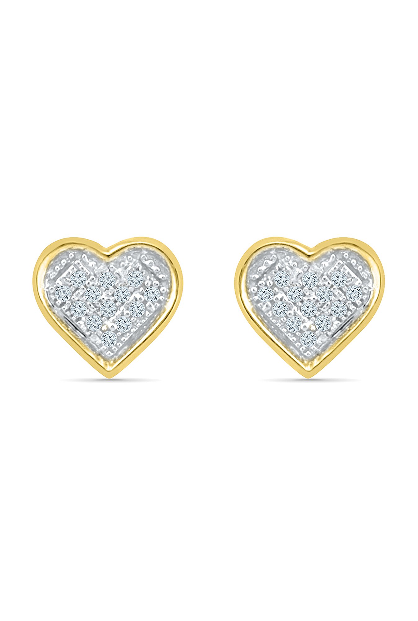 Sri Jagdamba Pearls Love Crush 18k Gold & 0.05 ct Diamond Earrings