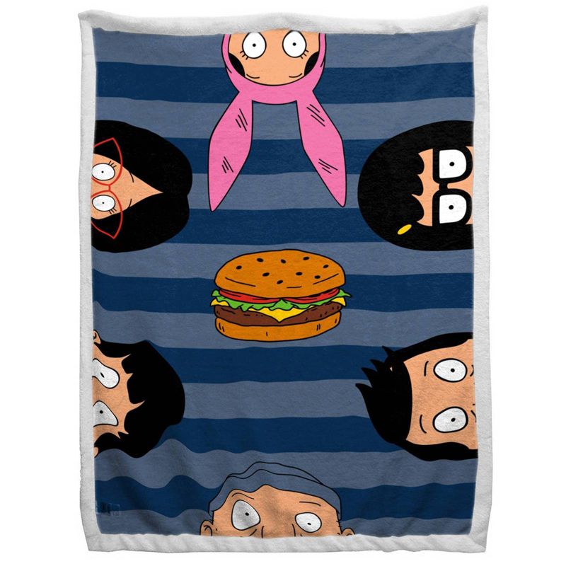 60"x90" Bob's Burgers Sherpa Blanket
