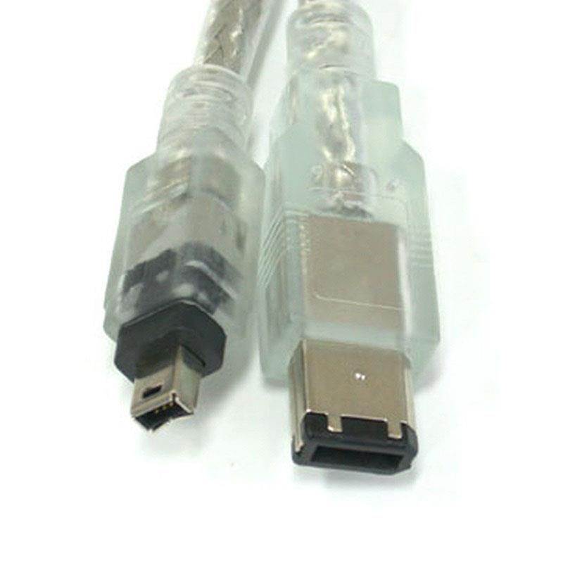 4P 4 Pin to 6 Pin IEEE 1394 for iLink Adapter Cable 4Pin To 6Pin Firewire Cable