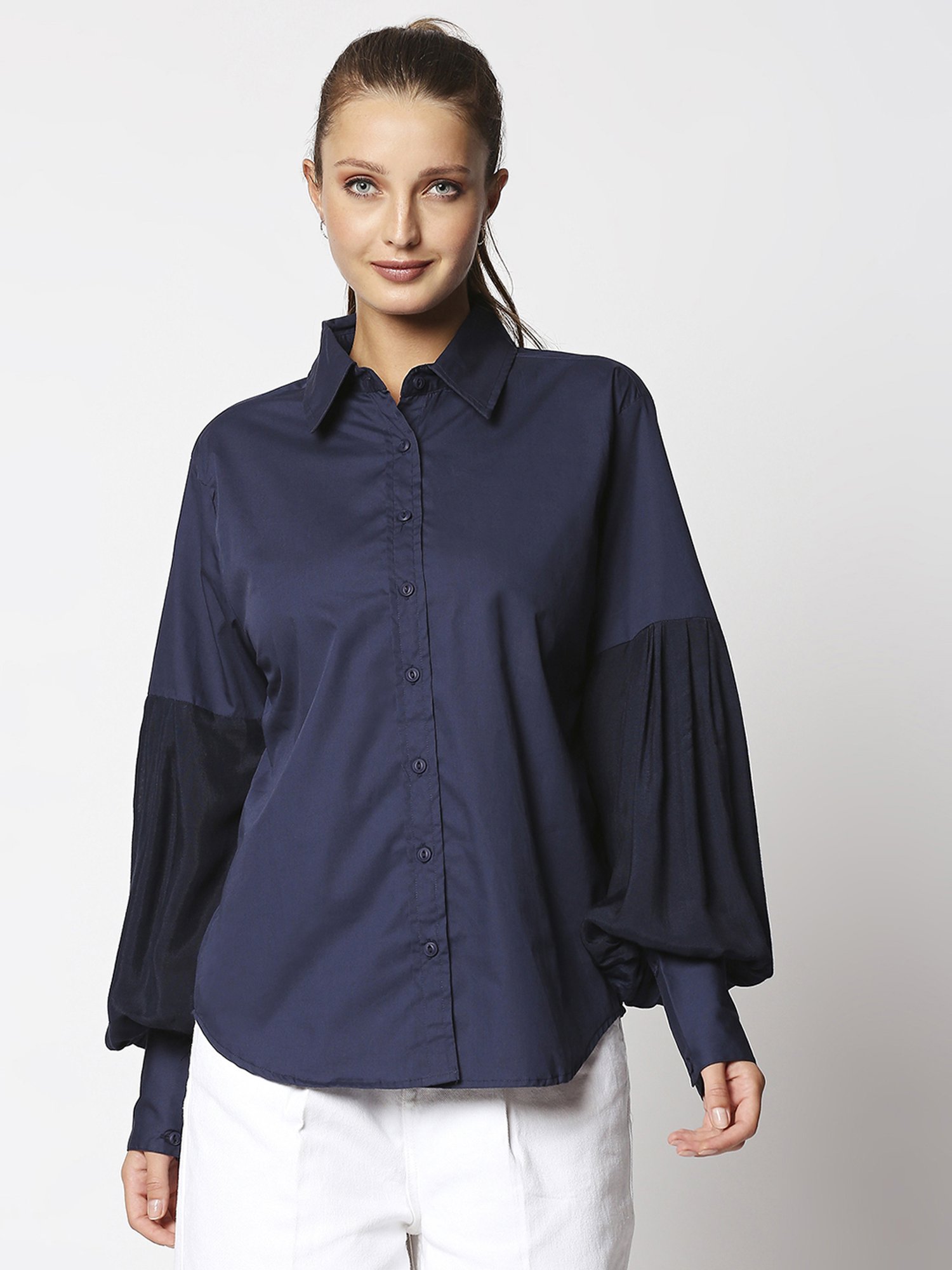 Remanika Blue Pure Cotton Shirt