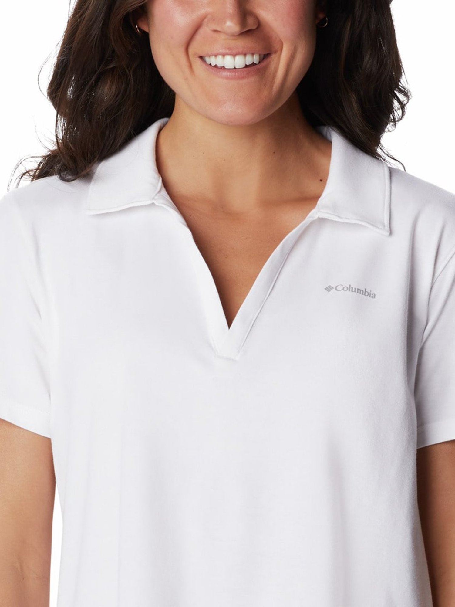 Columbia White Sun Trek Polo T-Shirt