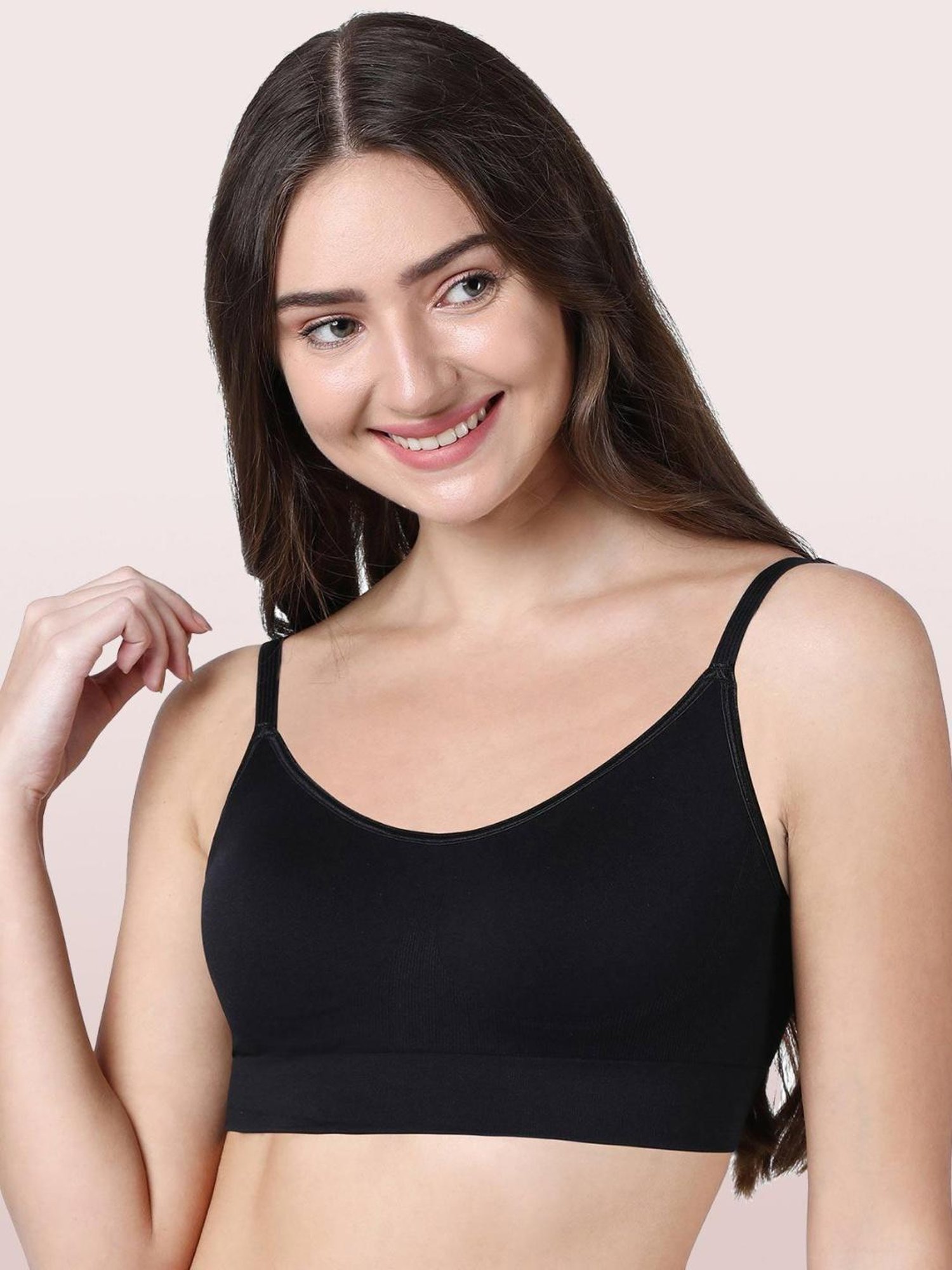 Enamor Black Sports Bras