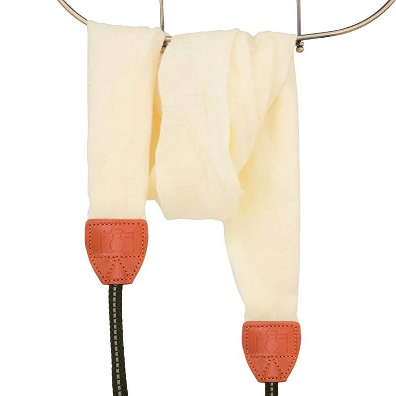 Soft Scarf Camera Neck Shoulder Strap Belt Compatible with All DSLRSLRDigital Camera DC Instant CameraPolaroid EtcYellow