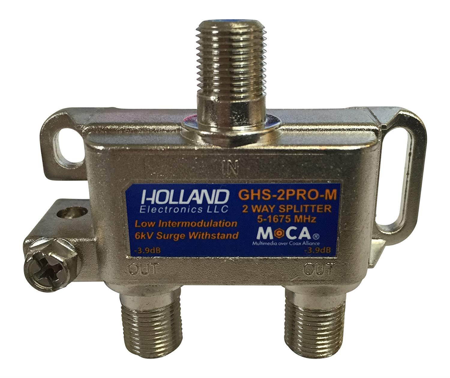 2-Way MOCA Splitter 5-1675Mhz