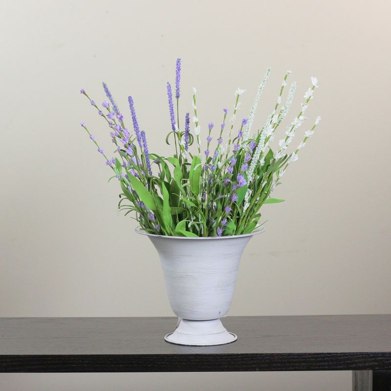 Set of 2 Planters with Stand Gold - CosmoLiving by Cosmopolitan