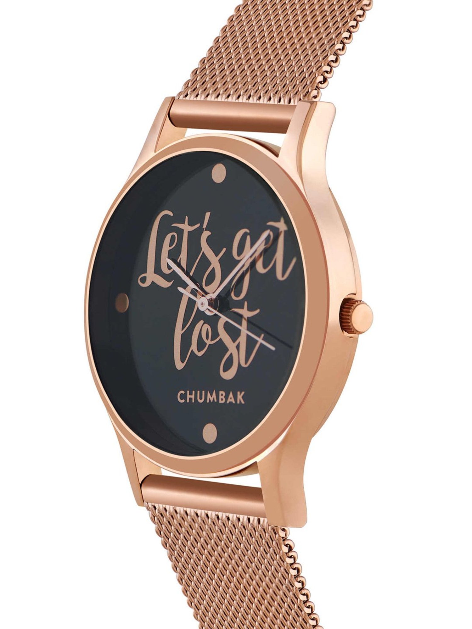 Chumbak 8907605117428 Lets Get Lost Analog Watch for Women