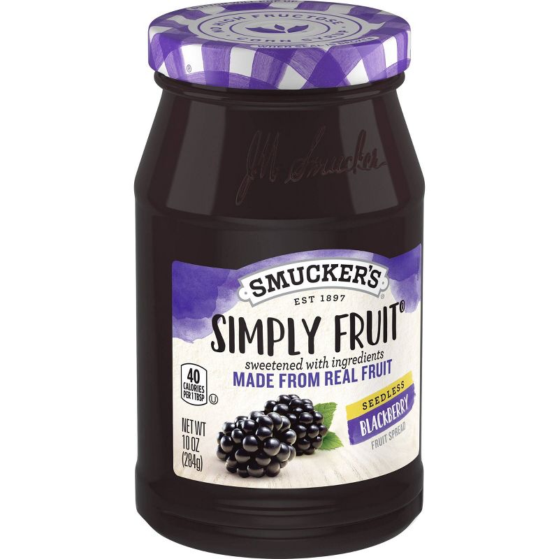 Smucker's Simply Fruit Seedless Blackberry Spread - 10oz