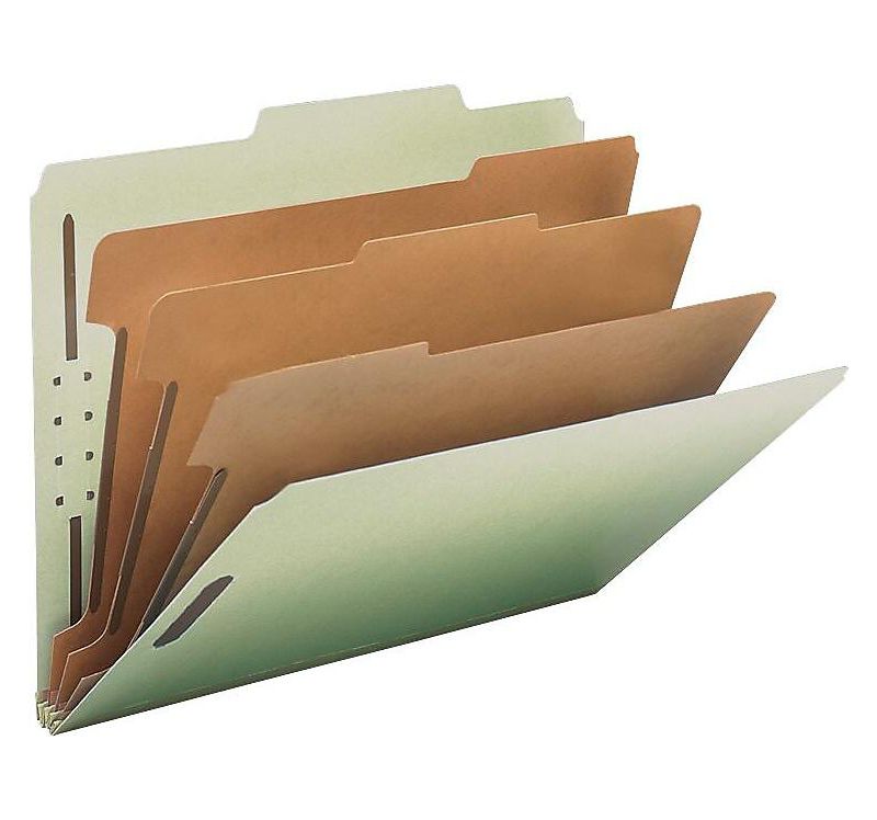Nature Saver Classification Folder 3" Exp. Letter 3-Div 10/BX GYGN 01058