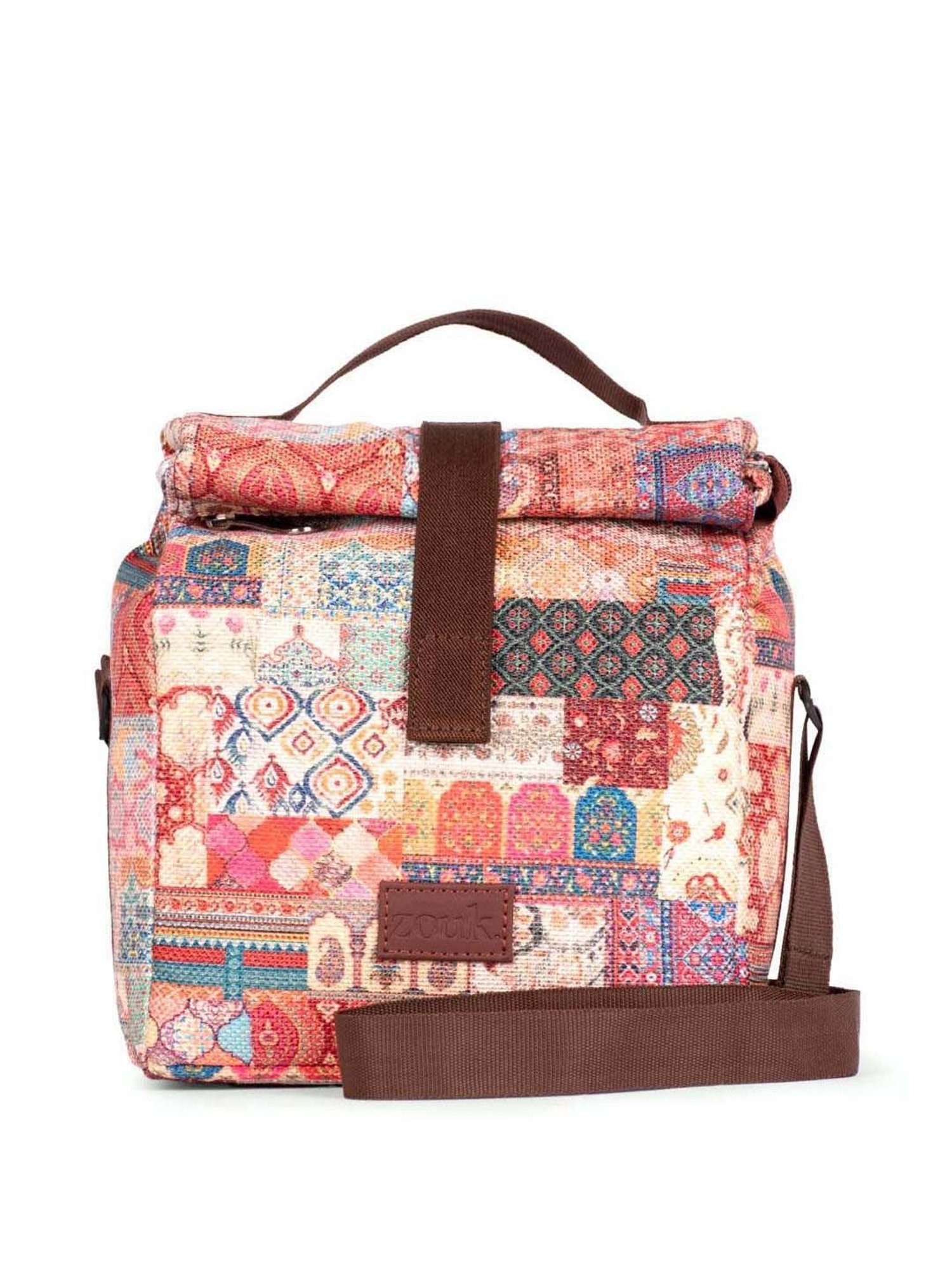ZOUK Multicolor Printed Handbag