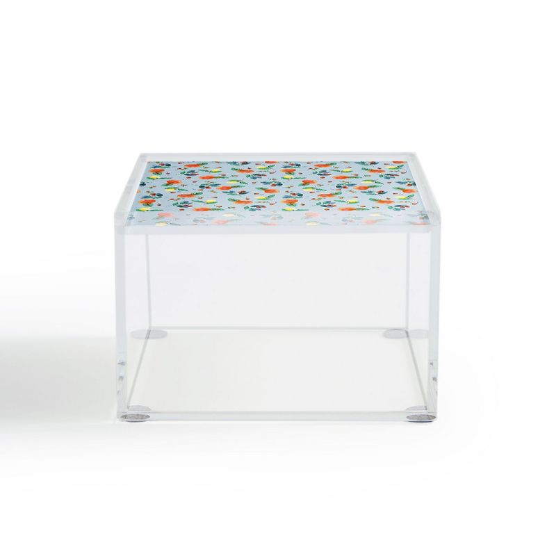 Olivia & May Set of 3 Weave Baskets with Wooden Lids