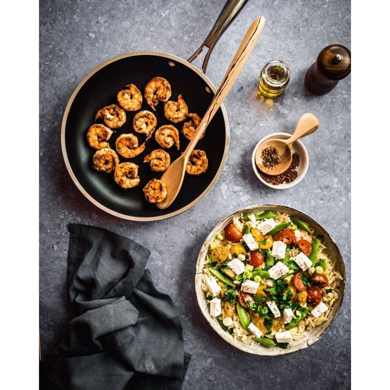 Gotham Steel Cast Textured Copper 5pc Cookware Set