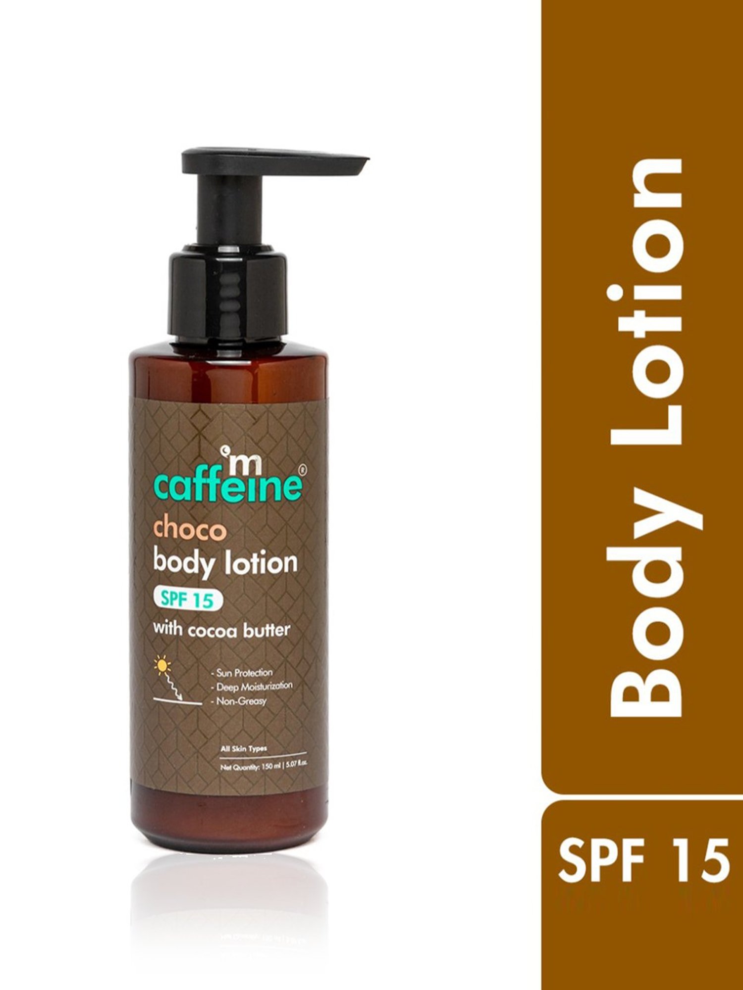 mCaffeine Choco Body Lotion SPF 15 with Cocoa Butter - 150 ml