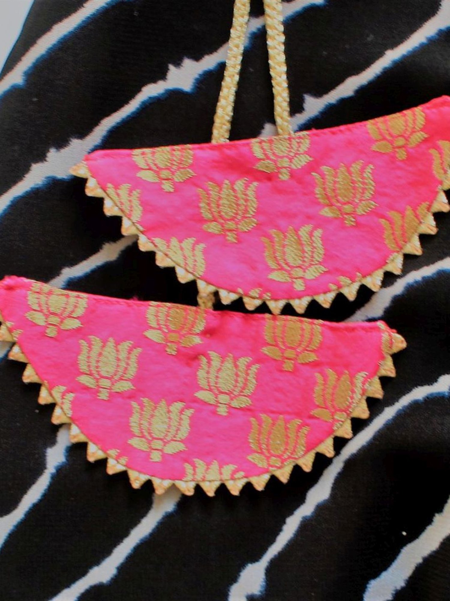 Many Frocks Kids Pink & Black Printed Top & Palazzo