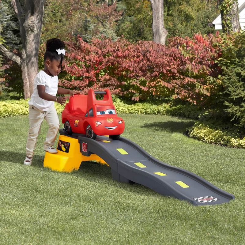 Step2 Disney Pixar Cars 3 Toddler Toy Roller Coaster Indoor Outdoor Ride On