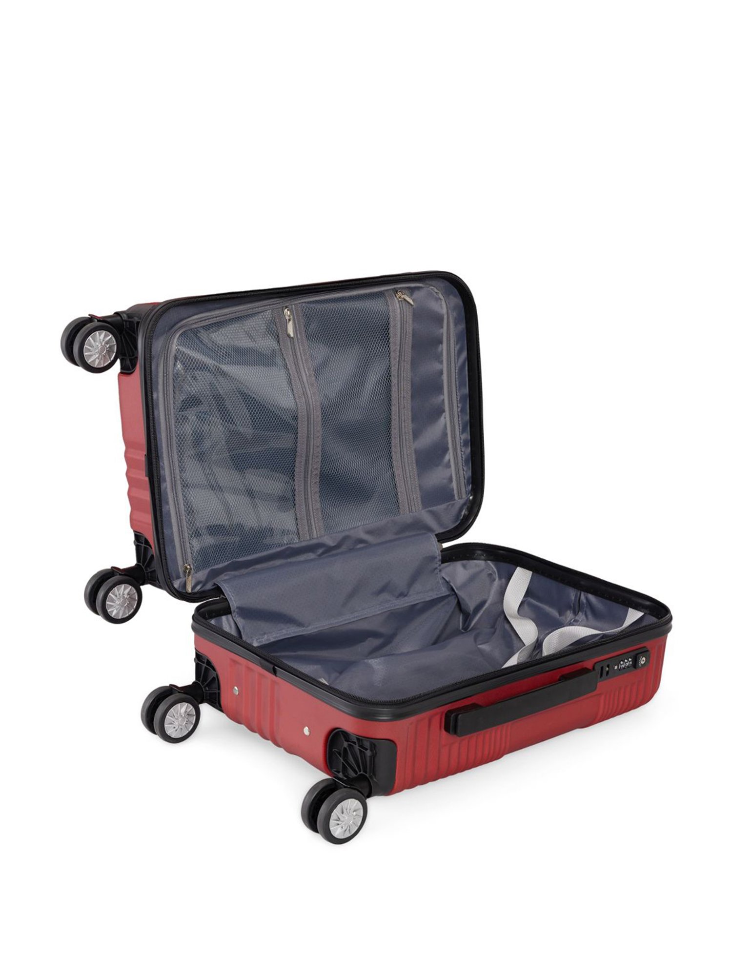 Baomi Retro Roam Red Hard 22" Cabin Luggage