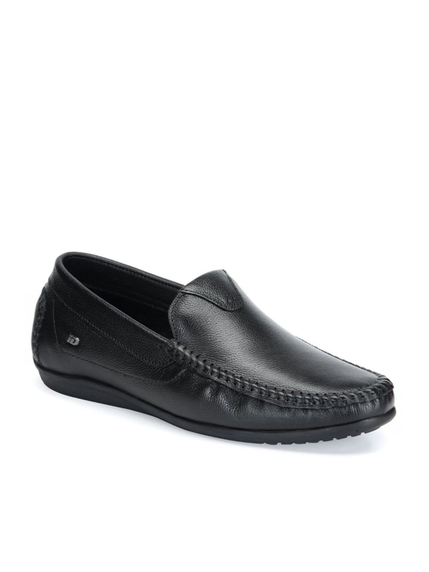 ID Men's Black Casual Loafers