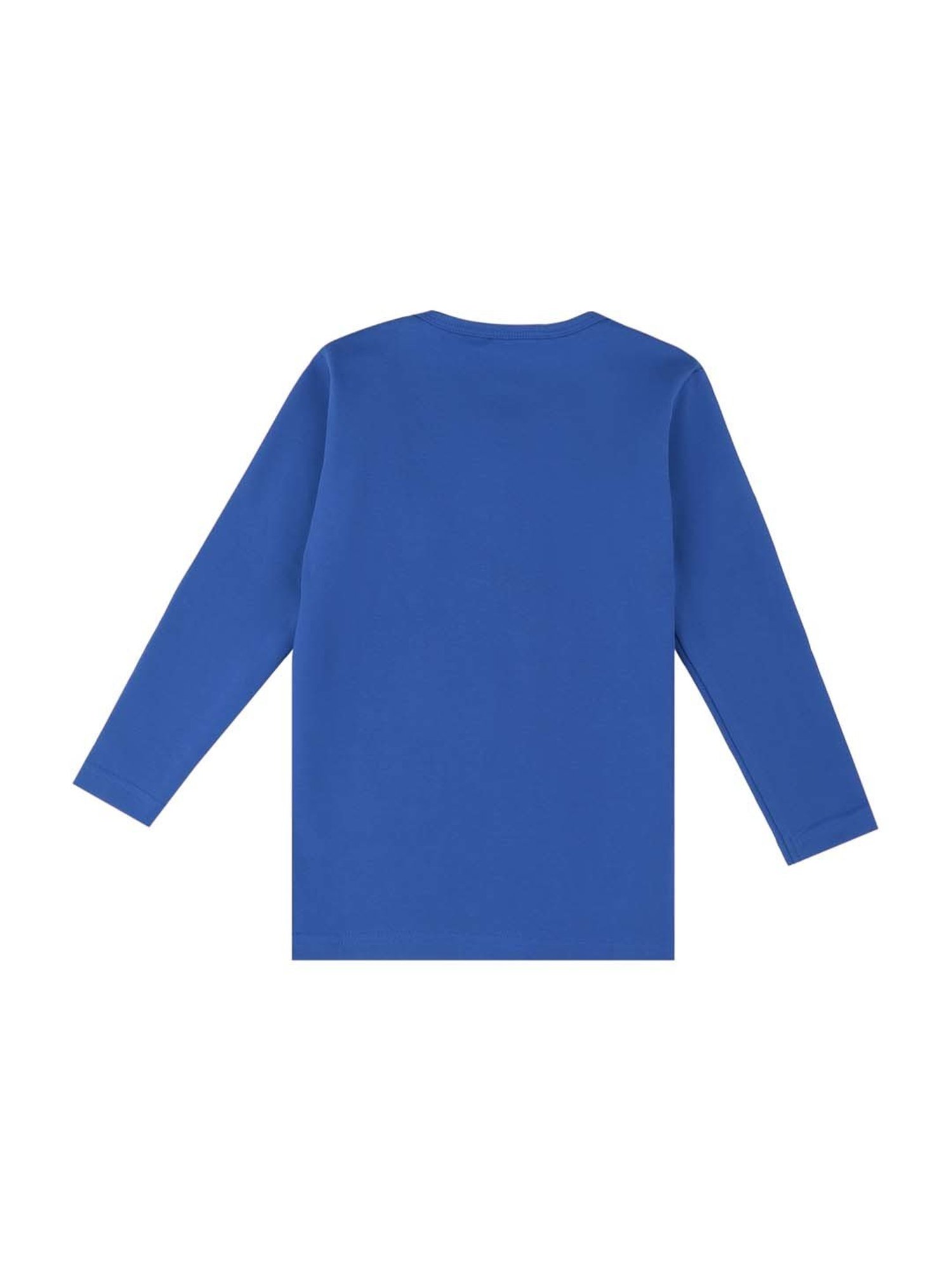 Bodycare Kids Blue Regular Fit Full Sleeves T-Shirt