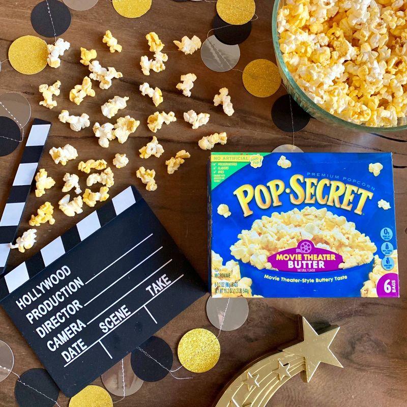 Pop Secret Movie Theater Butter Microwave Popcorn - 6ct