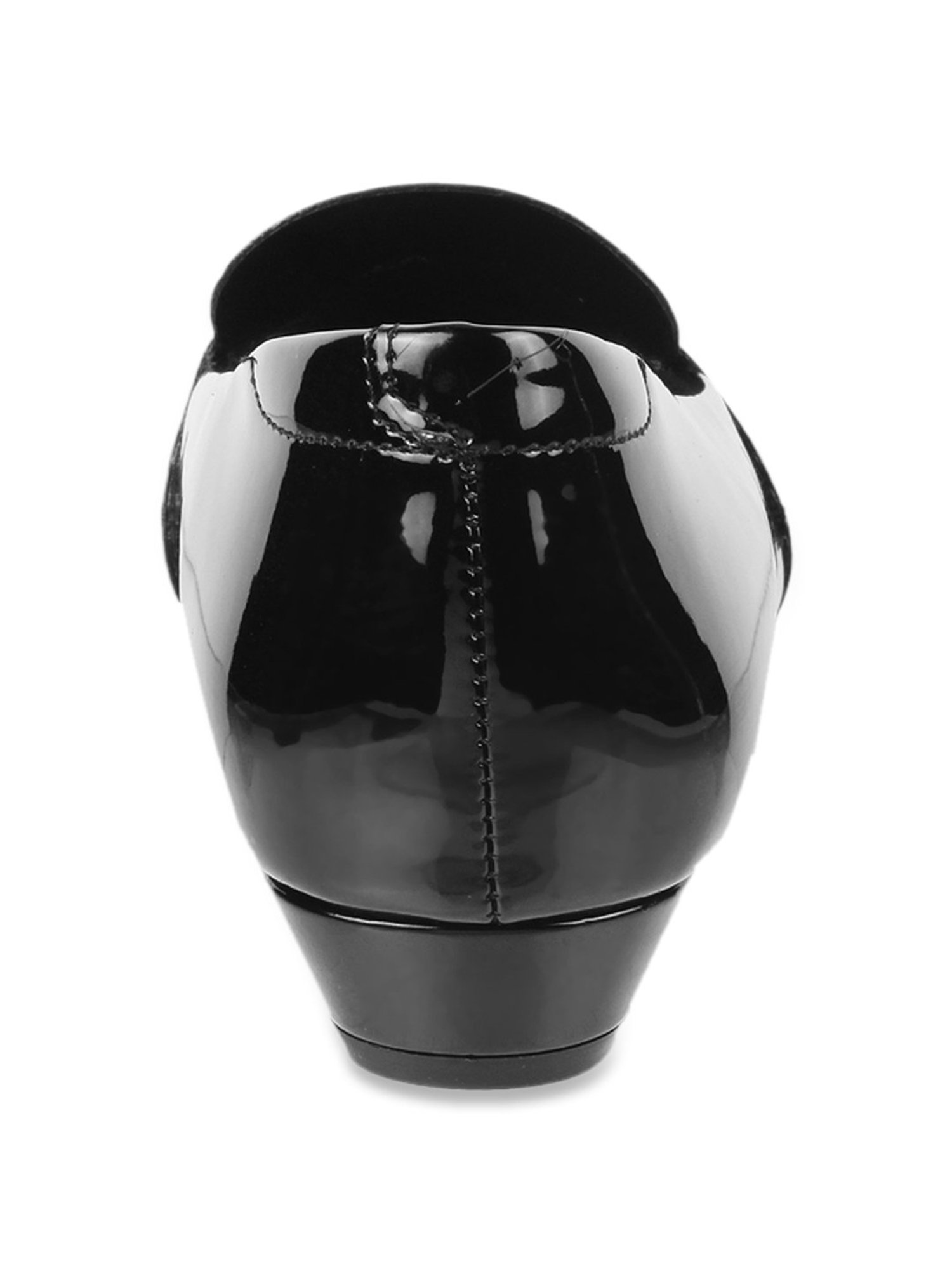 Mochi Women's Black Loafer Formal Loafers