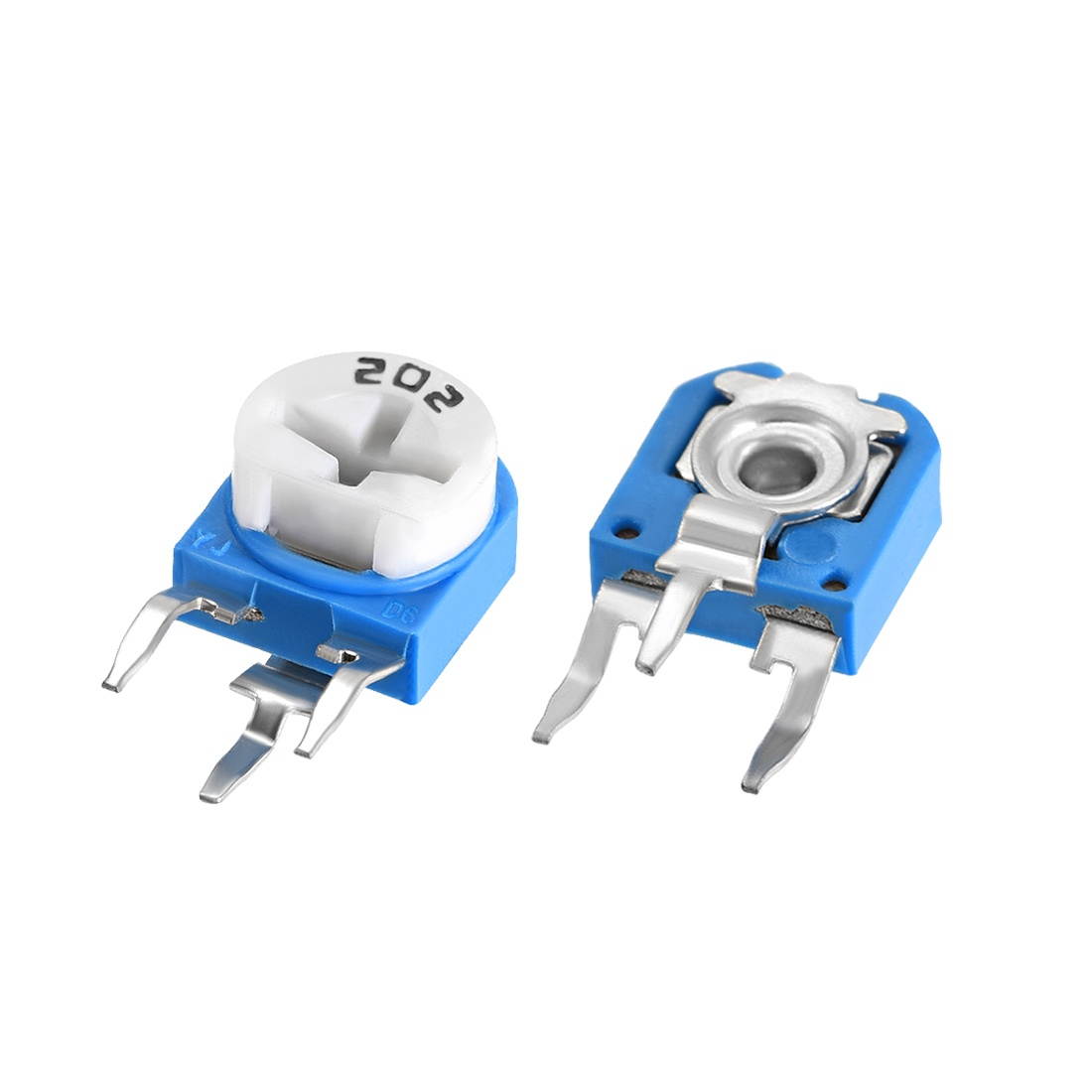 Trimmer Potentiometer 2K Ohm Top Adjustment Horizontal Variable Resistors 20Pcs