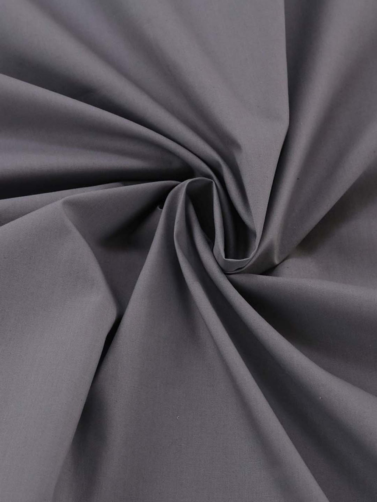 Maspar Dark Grey Cotton 200 TC Bed Sheet Set
