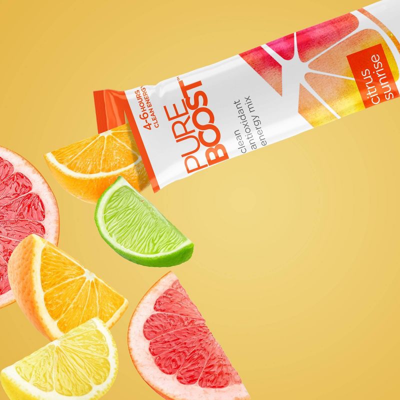 Pureboost Clean Energy Drink Mix - Citrus Sunrise - 15ct