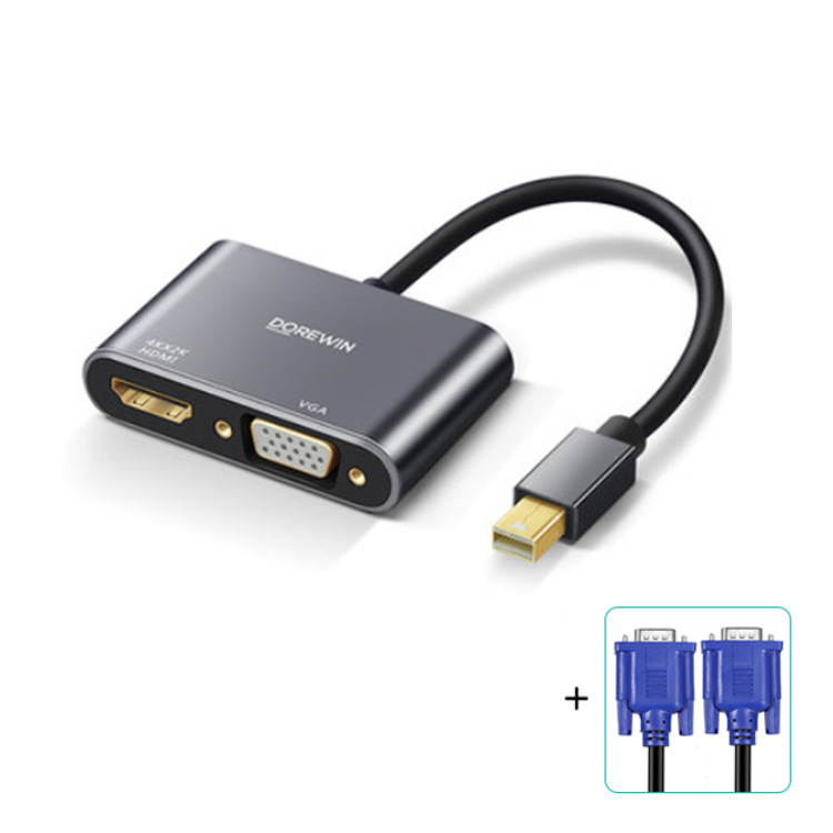Minidp to VGA HDMI Cable Adapter Male to Female+1.5m vga Cable