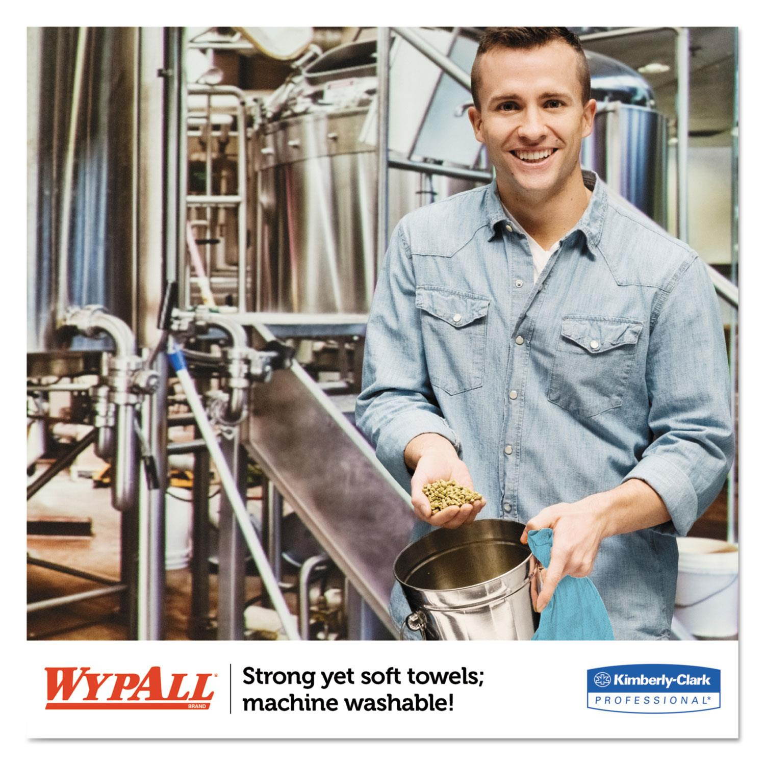 KIMBERLY CLARK X70 Foodservice Towels 1/4-Fold 12 1/2 x 23 1/2 Blue 300/Carton