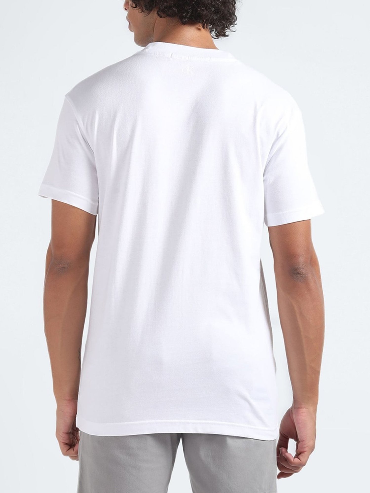 Calvin klein Jeans Bright White Logo Regular Fit T-Shirt