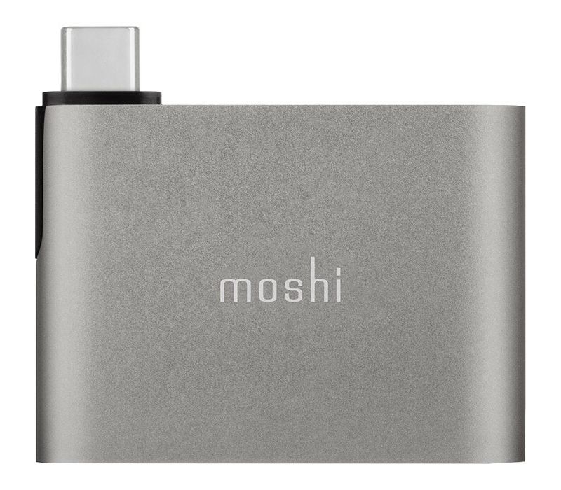 Moshi USB-C to HDMI Adapter with Charging, 4K up to 60 Hz, HDR, USB-C Charging Pass-through, Works with MacBook, MacBook Air, MacBook Pro, Surface