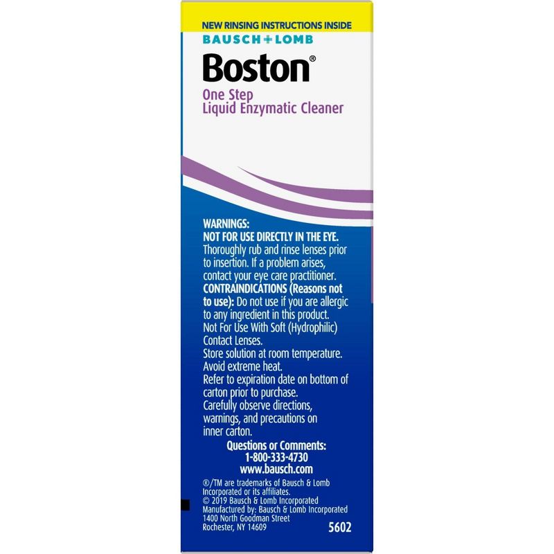 Boston One Step Liquid Enzymatic Cleaner - 12ct