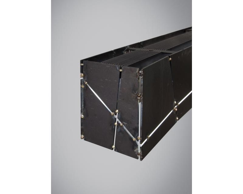 LBL Lighting 700LSCRSS-LED Crossroads Linear Suspension, Steel Finish