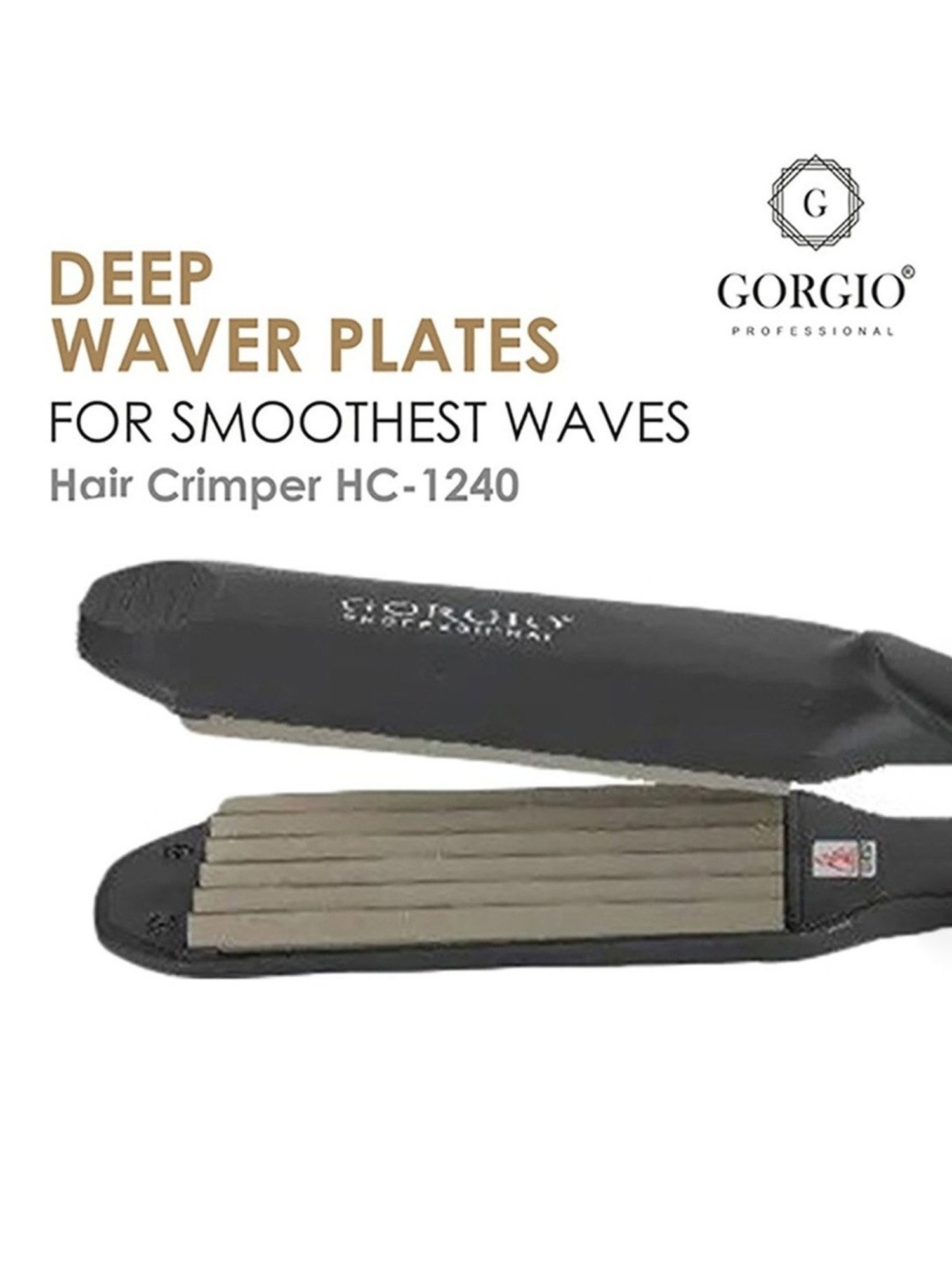 Gorgio Professional HC1240 Hair Crimper (Black)