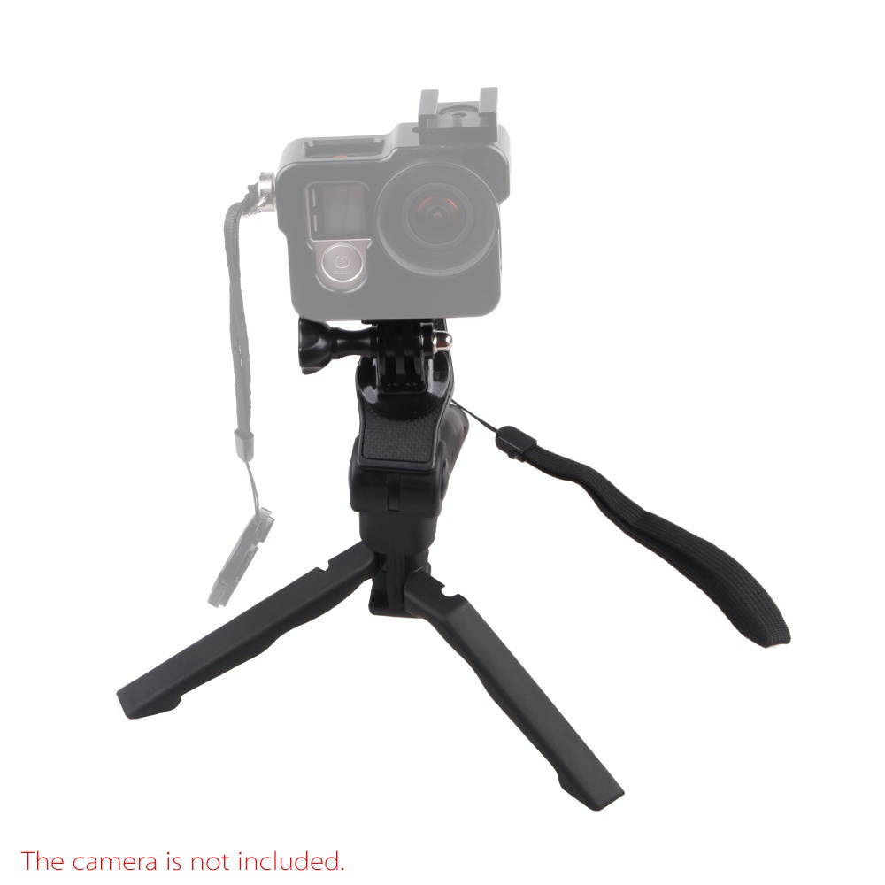2in1 Mini Portable Folding Table-top Tripod Stand + Handheld Grip for GoPro Hero 4/3+/3/2/1 DC DSLR SLR Camera and Smartphone