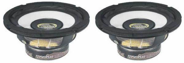 NEW (2) 6.5" Subwoofer Speakers.Car stereo six.inch woofers.4ohm.Mid BASS.Pair