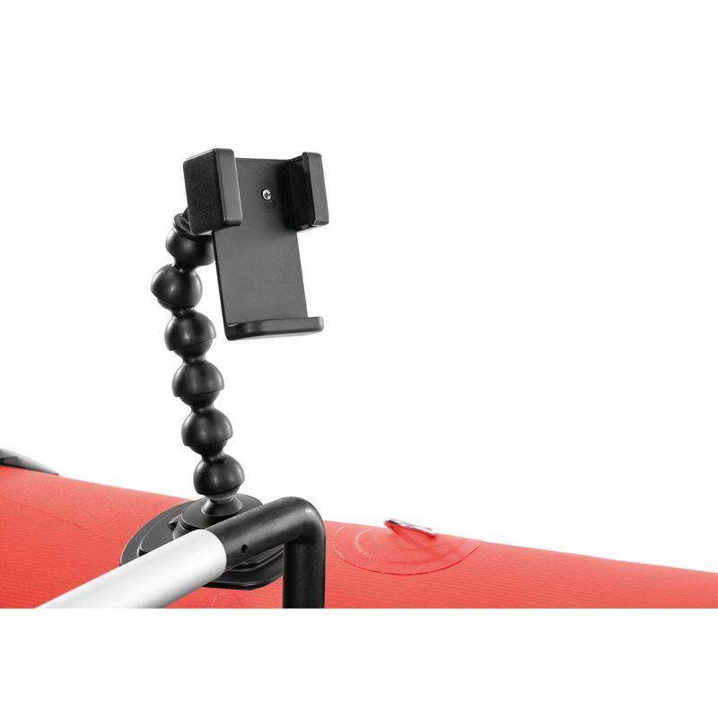 Intex 68303EP Excursion Pro Single Person Inflatable Vinyl Fishing Kayak Set with Aluminum Oar and High Output Pump for Lakes, Rivers and Ocean, Red