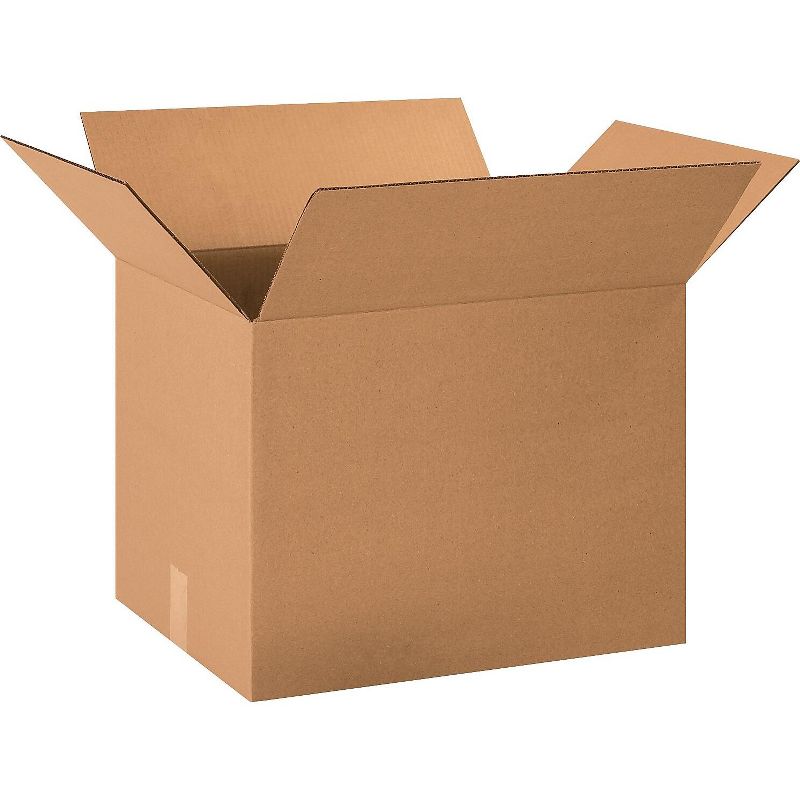 SI Products 20 x 15 x 15 Shipping Boxes, 32 ECT, Brown 201515