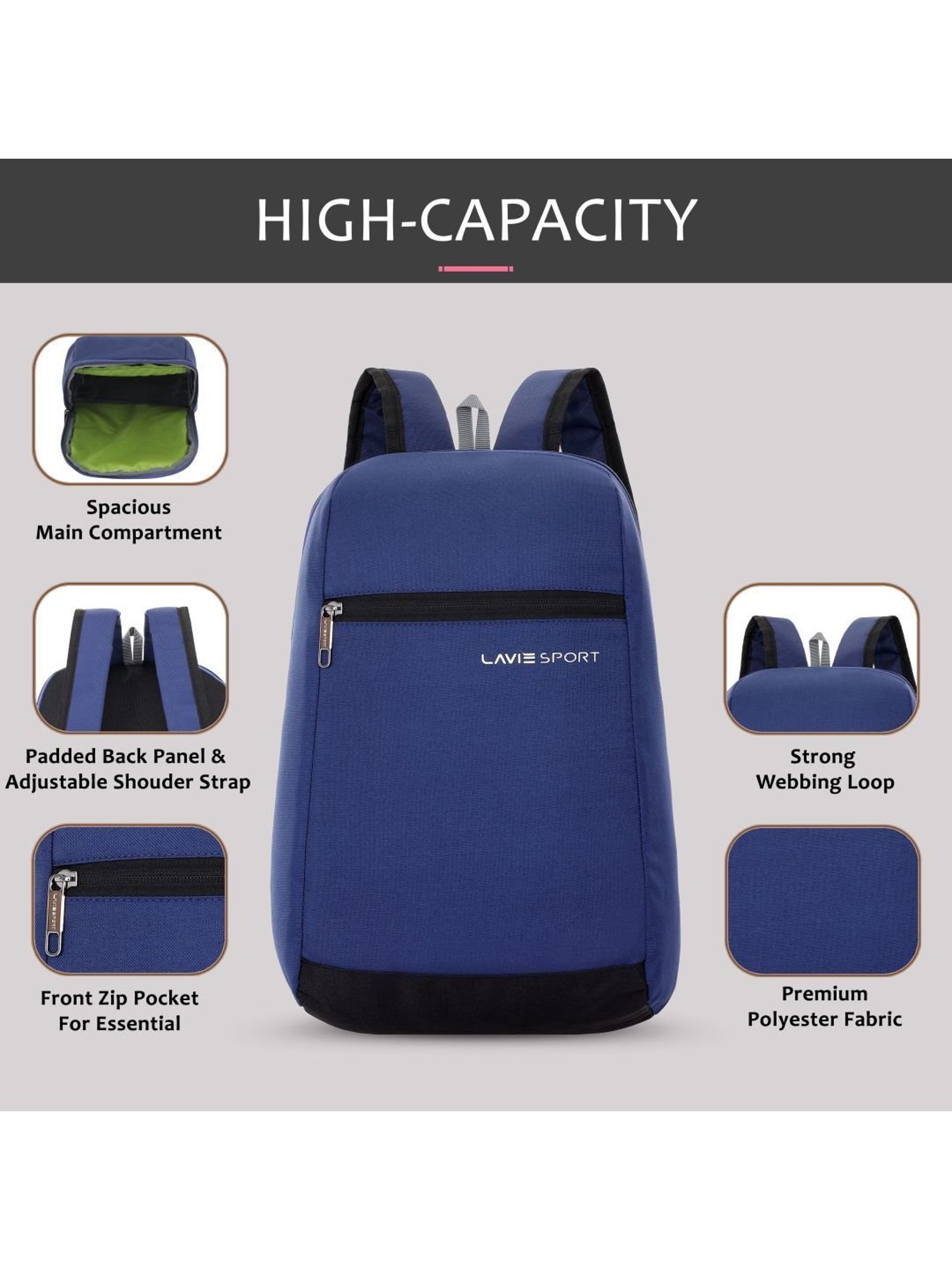 Aeropostale Rossville Navy Backpacks Backpack