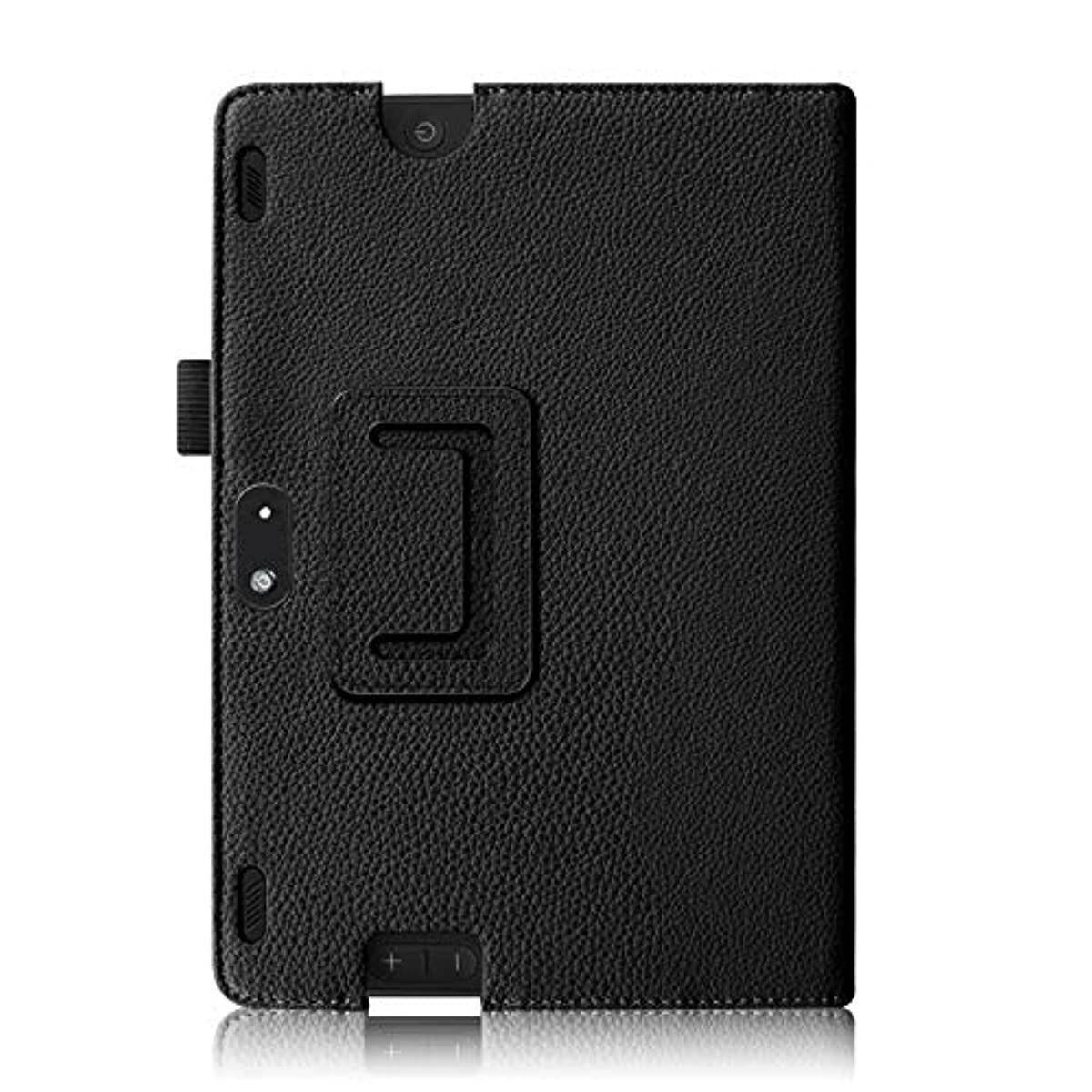 Fintie Folio Case for Kindle Fire HDX 8.9 - Slim Fit Leather Cover (Will fit Amazon Kindle Fire HDX 8.9" Tablet 2014 4th Generation and 2013 3rd Generation) - Black