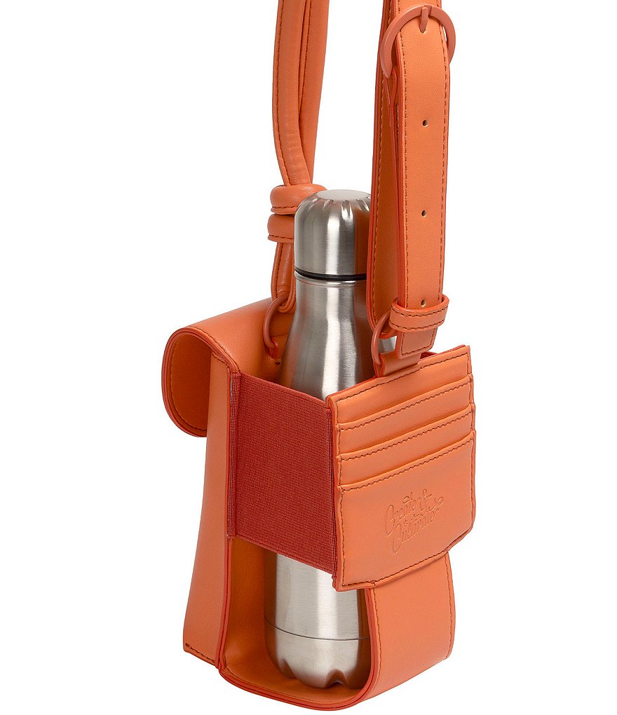 Create & Cultivate Vegan Leather Water Bottle Crossbody Bag