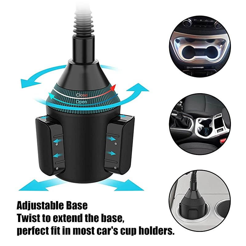 Cup Holder Phone MountCup Holder Phone Mount Universal Adjustable Gooseneck Cup Holder Cradle Mount for Cell Phone iPhone XsXS MaxX87 PlusGalaxy