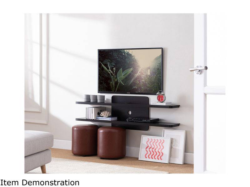 AVF FSL700LUCSW-A 32 - 65" Reflections - Lucerne Curved Pedestal TV Stand