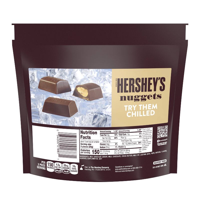 Hershey's Milk Chocolate with Almonds Nuggets - 15.5oz