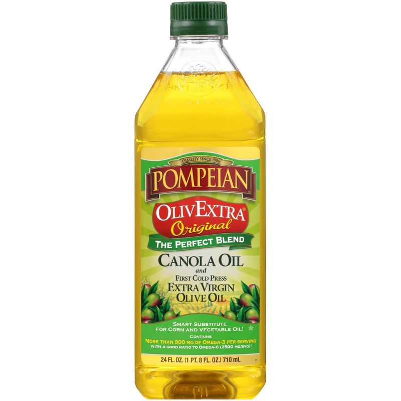 Pompeian OlivExtra Canola Extra Virgin Olive Oil - 24oz