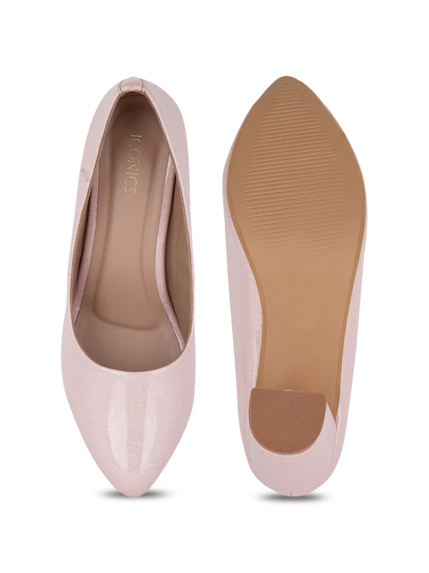 Iconics Women's Pink Formal Pumps
