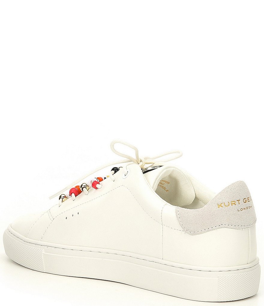 Kurt Geiger London Lane Rainbow Beaded Detail Lace-Up Sneakers