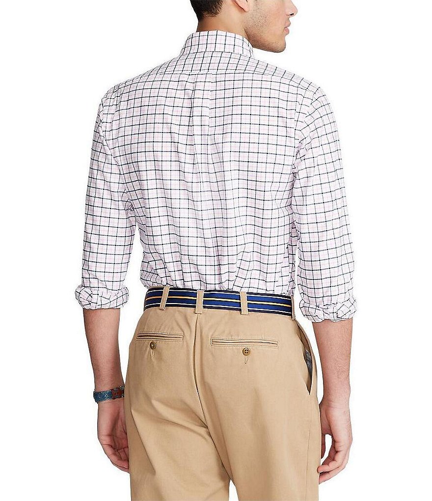 Polo Ralph Lauren Big & Tall Classic-Fit Plaid Oxford Long-Sleeve Woven Shirt