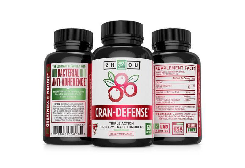 Zhou Cran-Defense Dietary Supplements - 60ct
