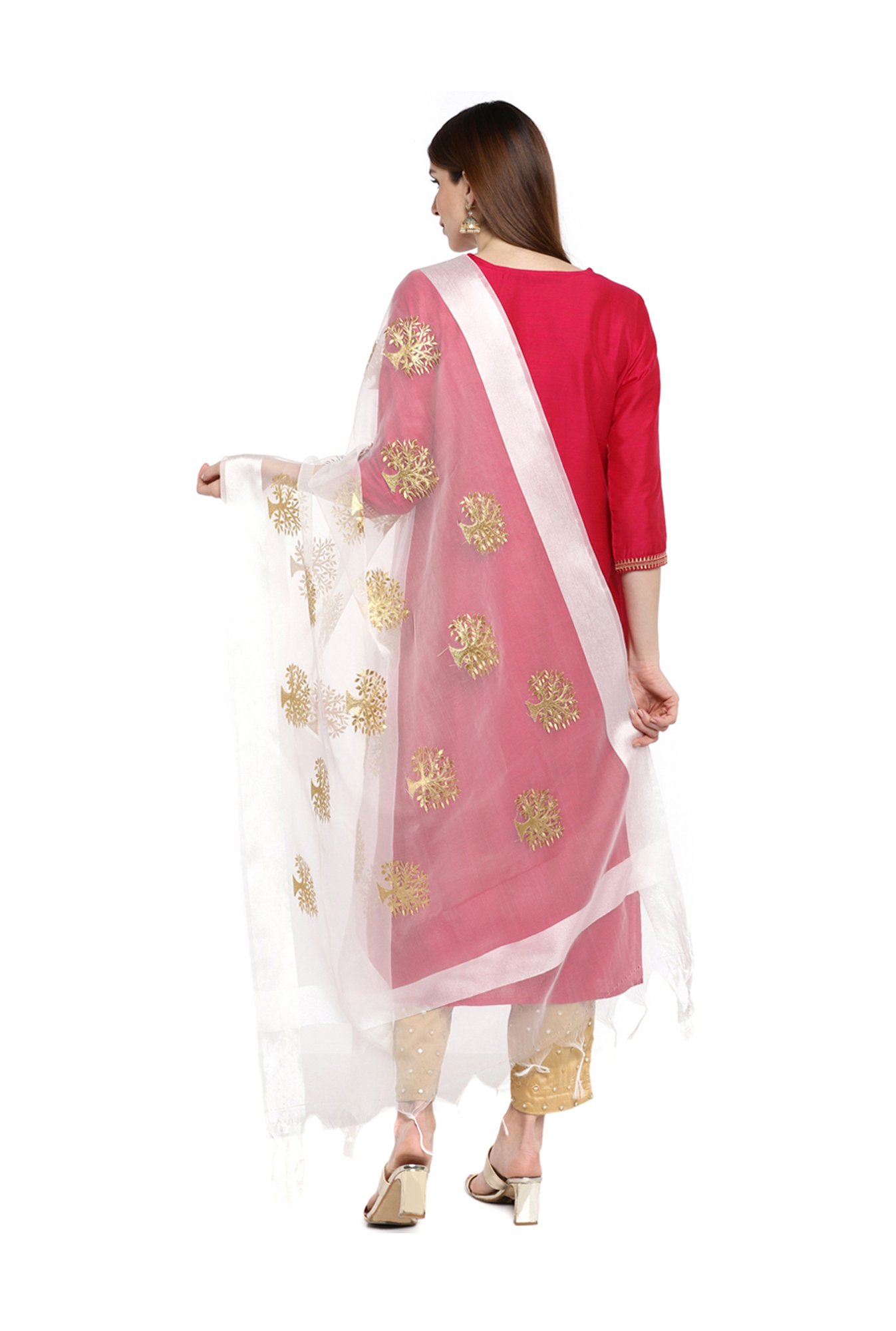 Dupatta Bazaar White Dupatta
