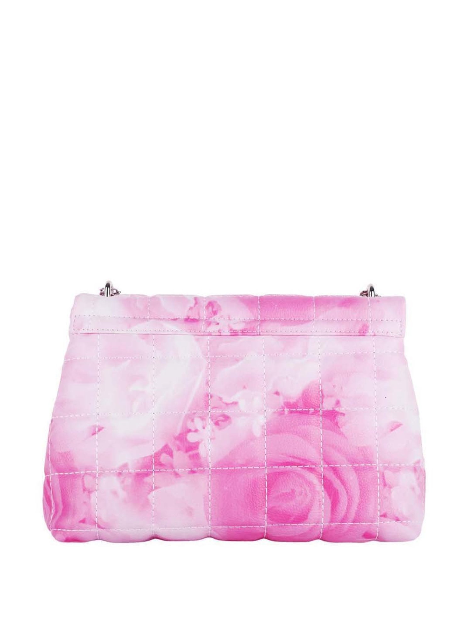 Lino Perros Pink Quilted Medium Sling Handbag